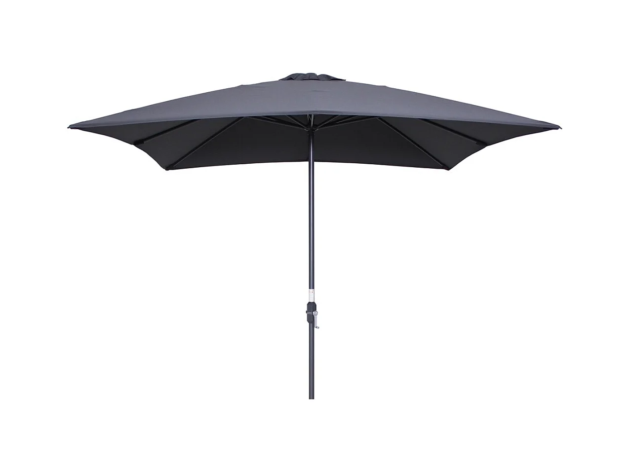 Garden Impressions Lotus parasol 250x250 - donker grijs
