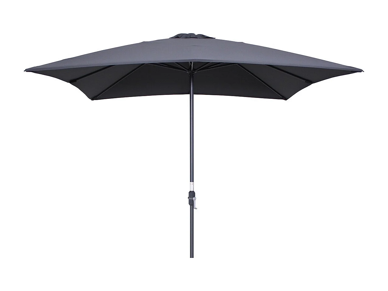 Garden Impressions Lotus Parasol 250x250 - Gris foncé