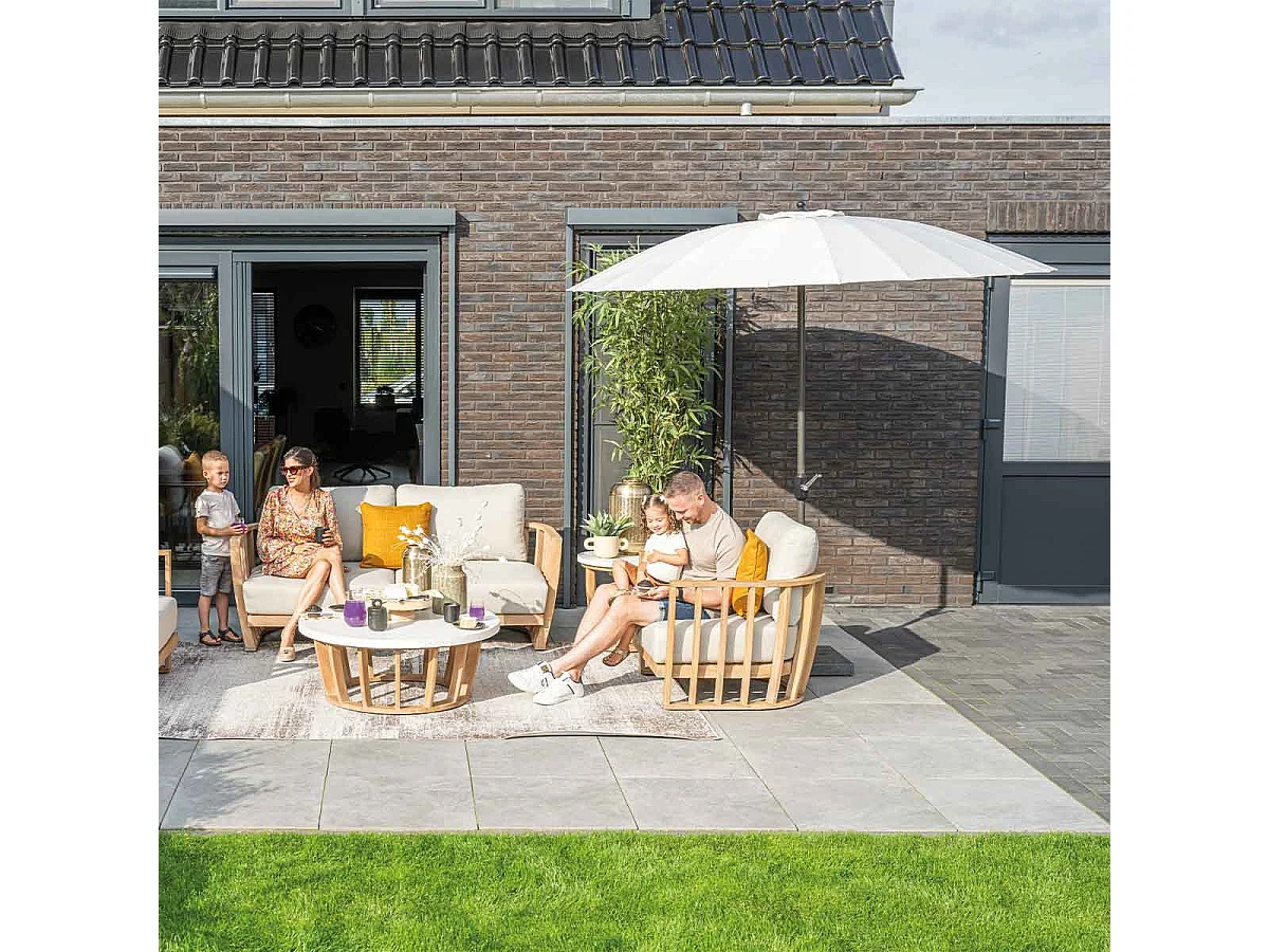 Garden Impressions Manilla parasol 250 cm-cru