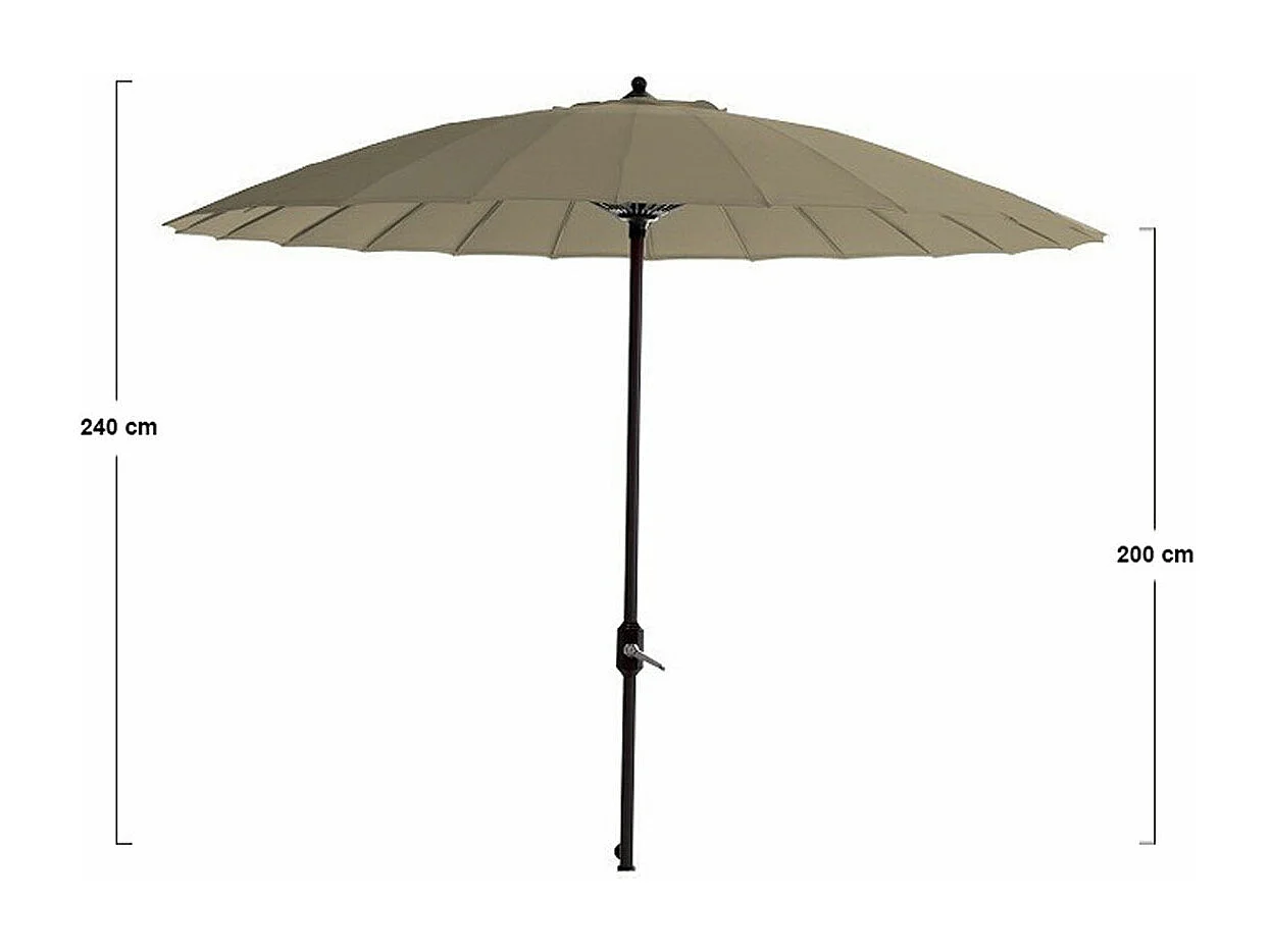 Parasol Garden Impressions Manilla taupe Ø250 cm