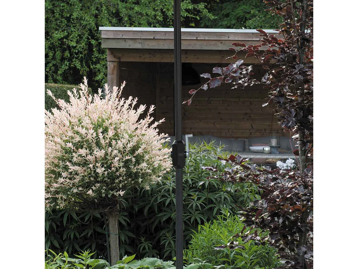 Garden Impressions Lotus parasol Ø300 cm - donker grijs