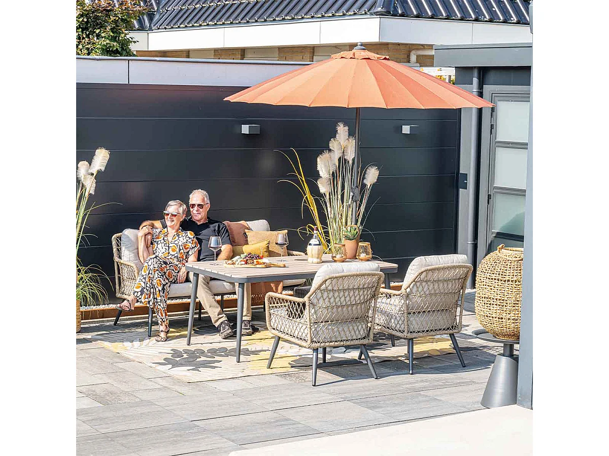 Parasol Garden Impressions Manille cuivre Ø250 cm