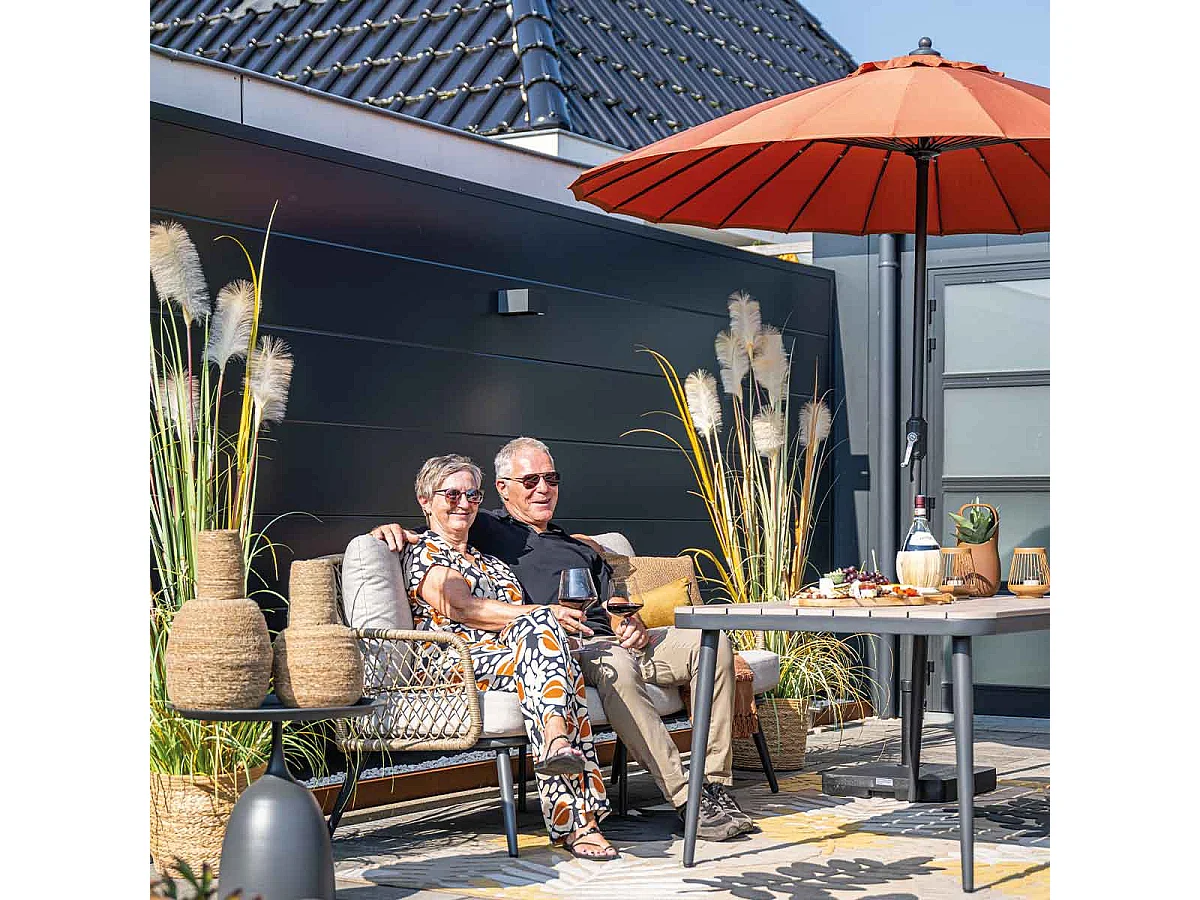 Parasol Garden Impressions Manille cuivre Ø250 cm