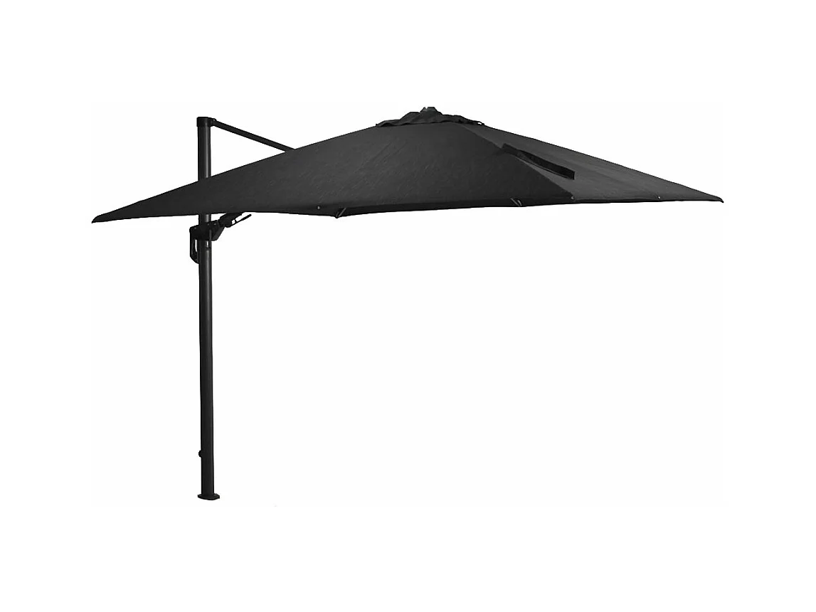 Parasol flottant Garden Impressions Hawaii deluxe gris foncé/noir 300x300
