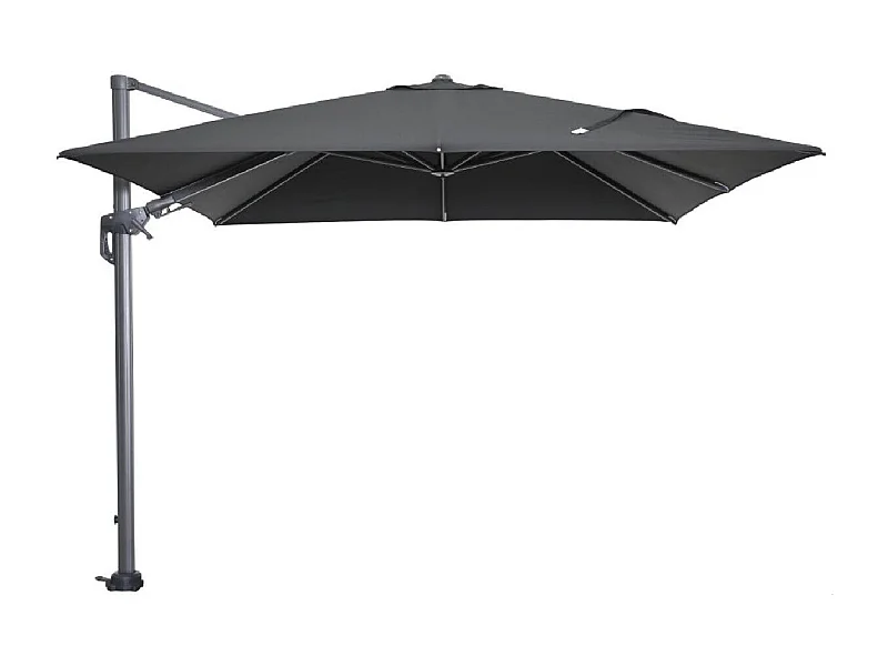 Garden Impressions Hawaii zweefparasol 300x300 cm - frame carbon black - doek zwart