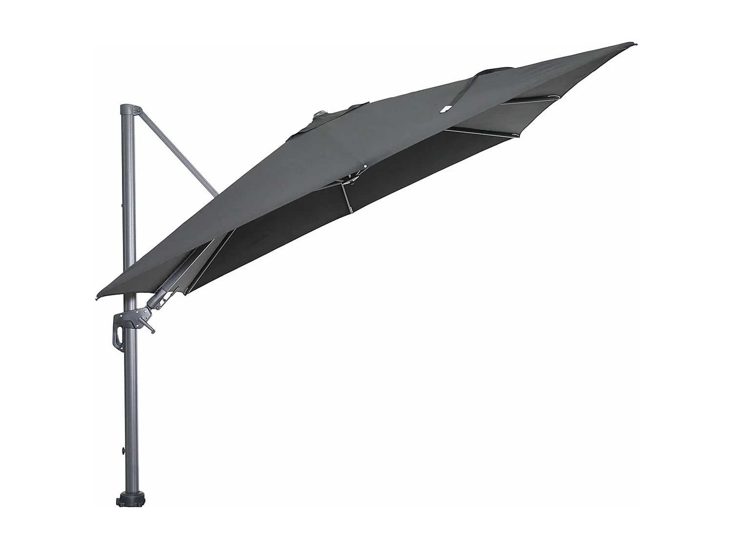 Garden Impressions Hawaii zweefparasol 300x300 cm - frame carbon black - doek zwart