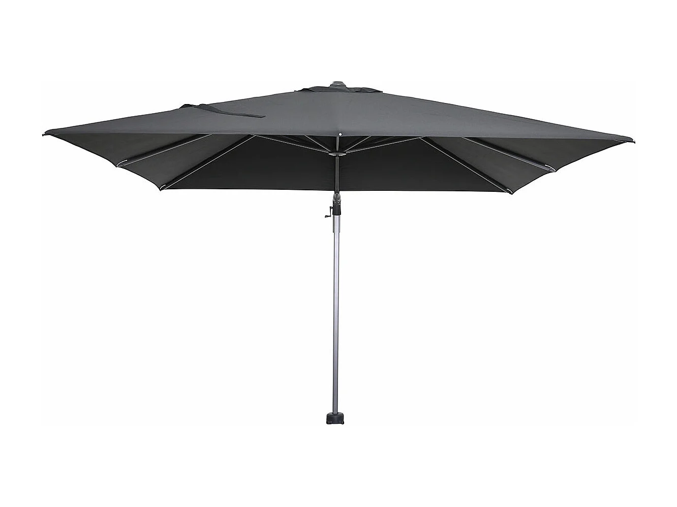 Garden Impressions Hawaii zweefparasol 300x300 cm - frame carbon black - doek zwart