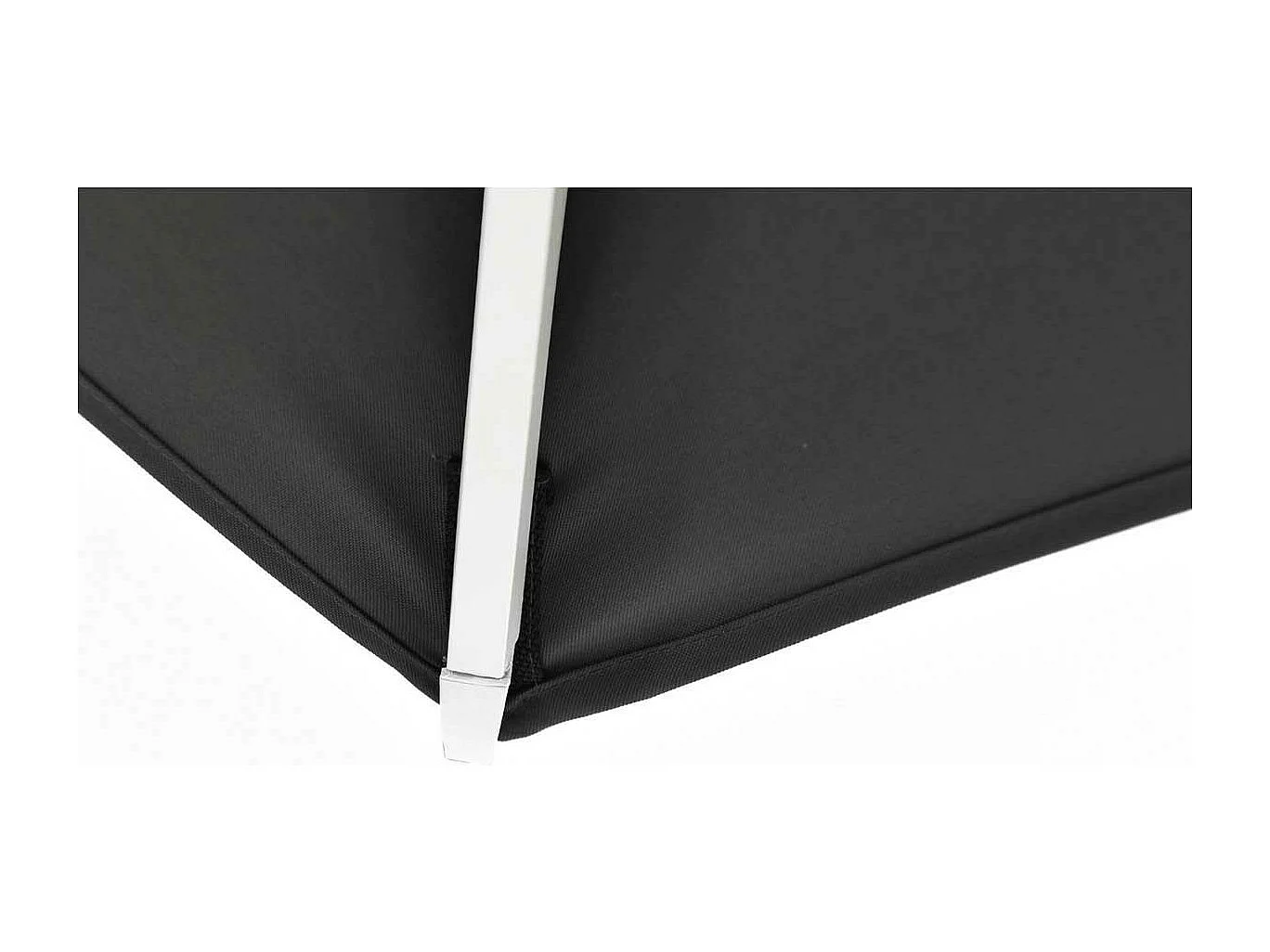 Garden Impressions Zweefparasol Hawaii 300x300 - wit - zwart