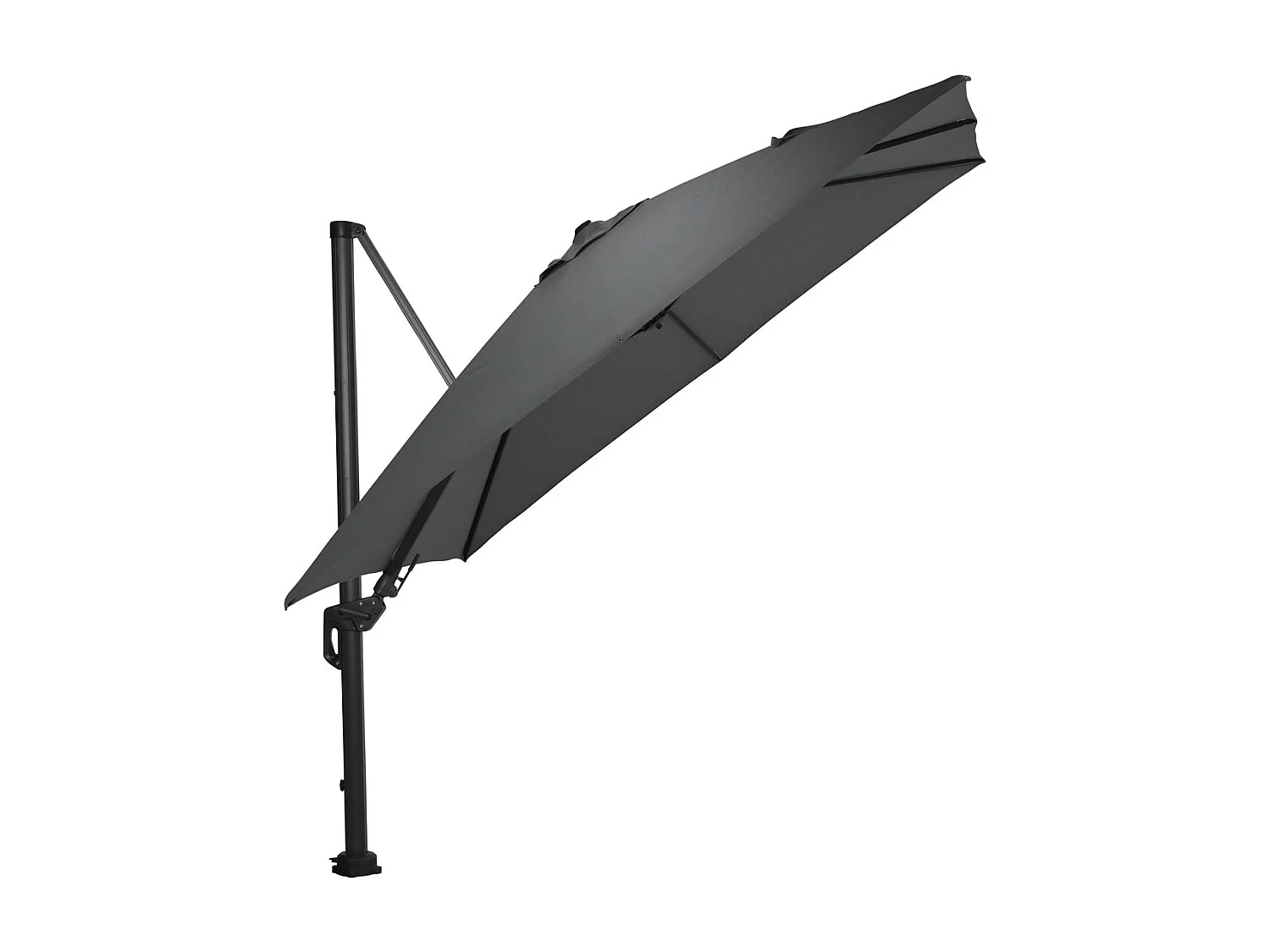 Parasol flottant Garden Impressions Hawaii deluxe gris foncé/gris foncé 300x300