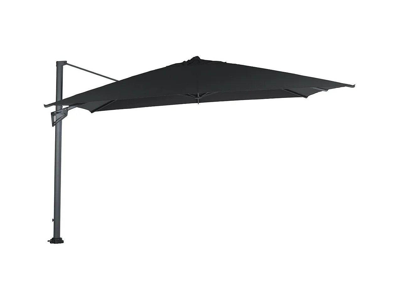 Parasol Garden Impressions Hawaii King Pole gris foncé/noir 400x400