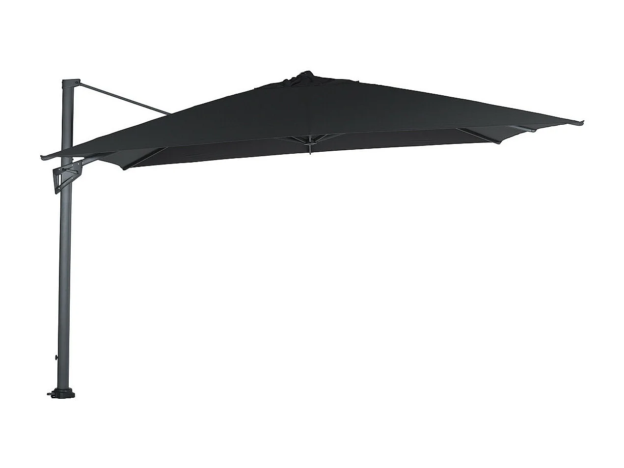 Parasol Garden Impressions Hawaii King Pole gris foncé/noir 400x400