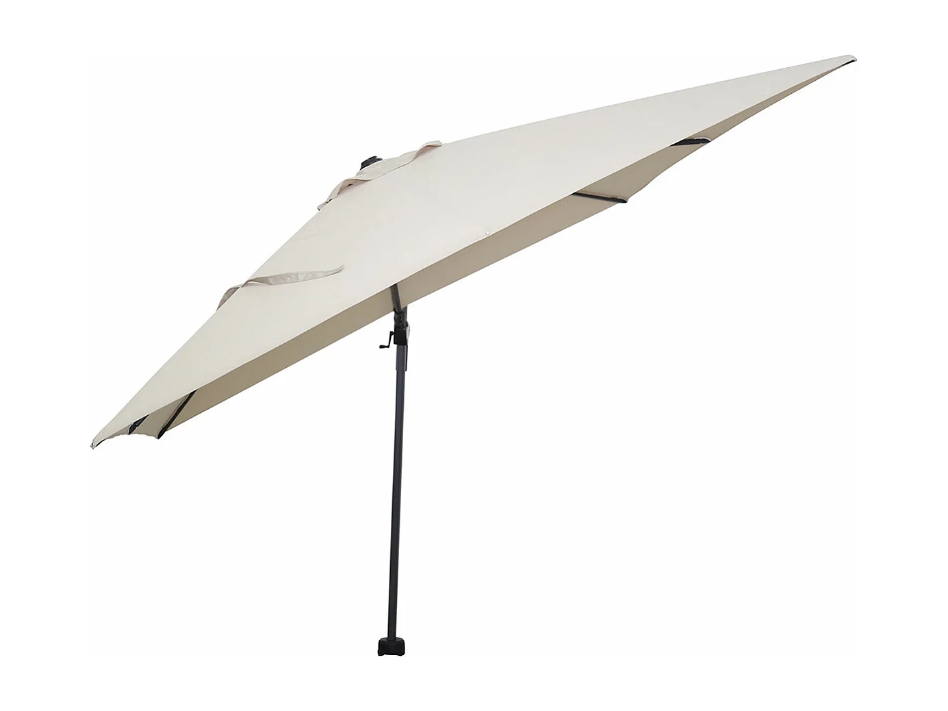 Garden Impressions Hawaii zweefparasol 300x300 cm - frame carbon black - doek ecru