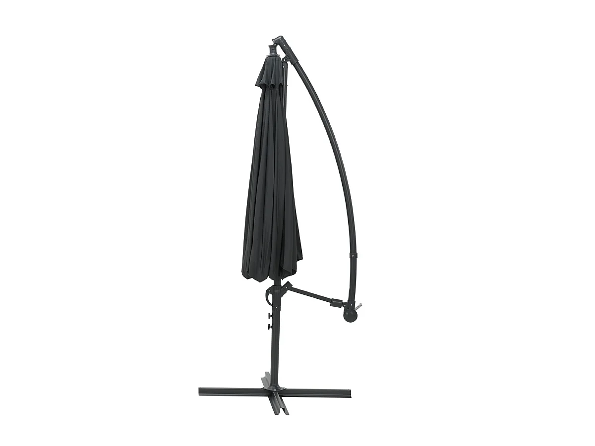 Garden Impressions Athene Zweefparasol Ø300 cm donker grijs