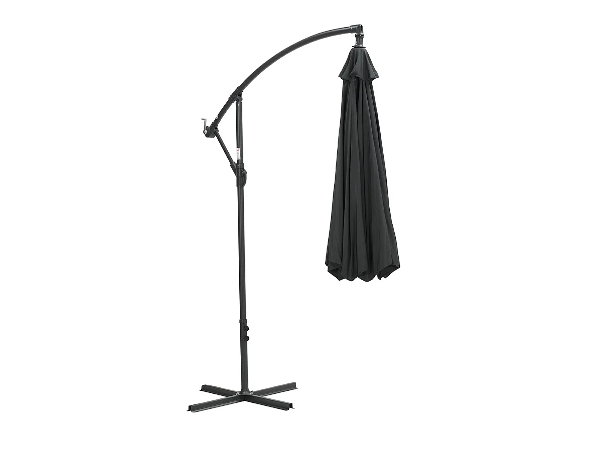 Garden Impressions Athene Zweefparasol Ø300 cm donker grijs