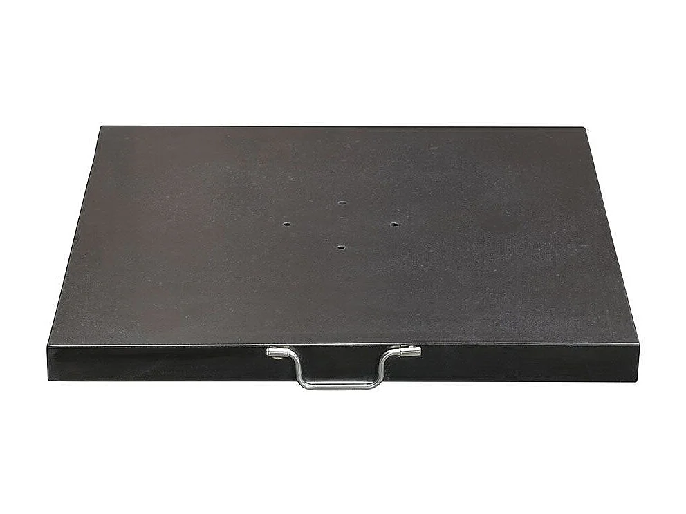 Parasol flottant Garden Impressions Hawaii gris clair 250x250cm - housse et 80 Cosmo piet de parasol