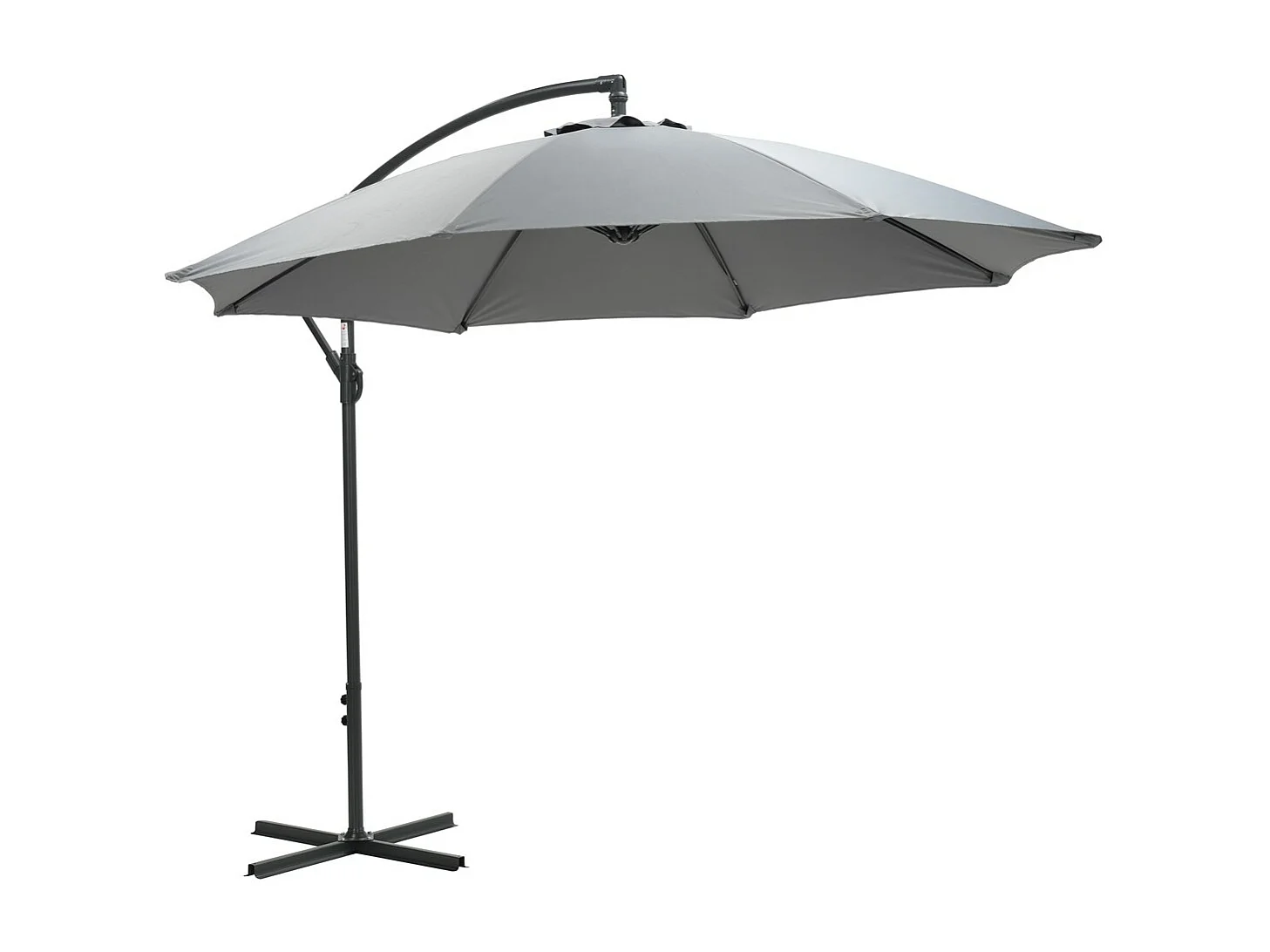 Garden Impressions Athene zweefparasol Ø300 cm - licht grijs