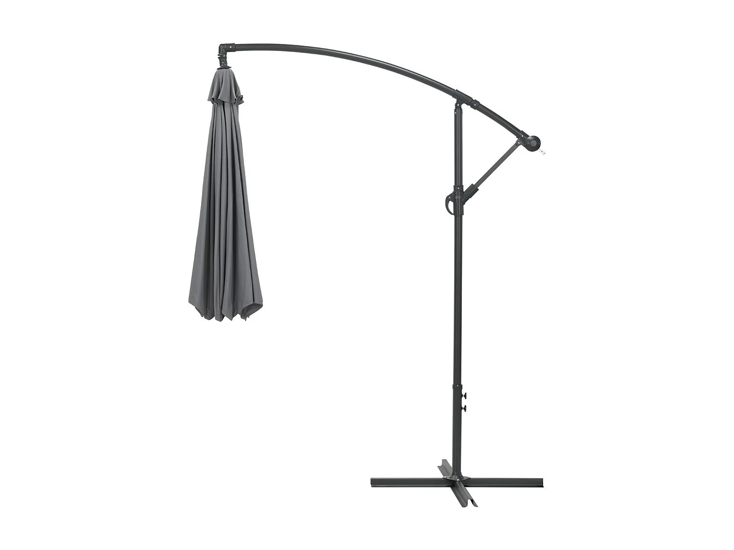 Garden Impressions Athene zweefparasol Ø300 cm - licht grijs