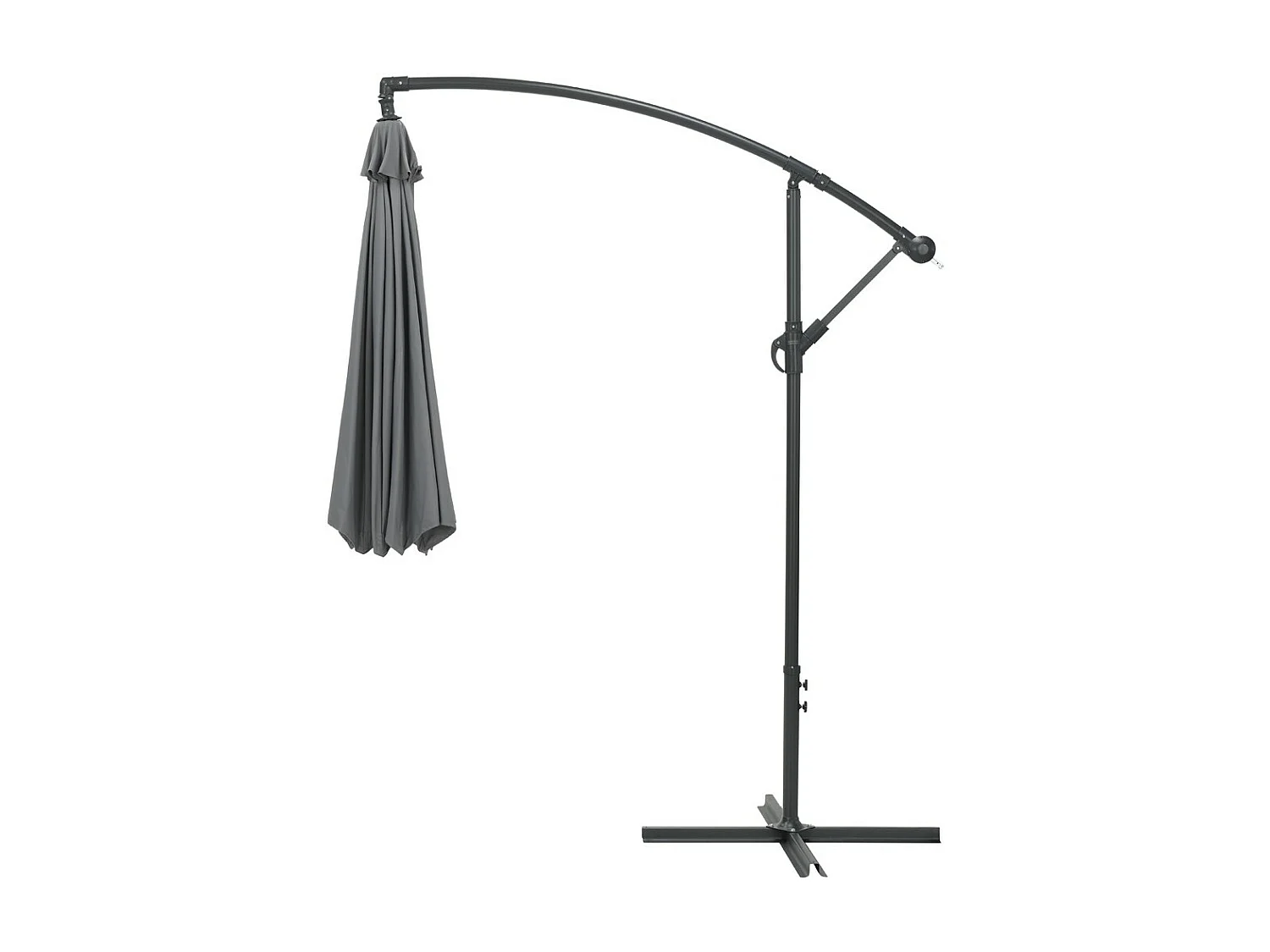 Garden Impressions Athene zweefparasol Ø300 cm - licht grijs