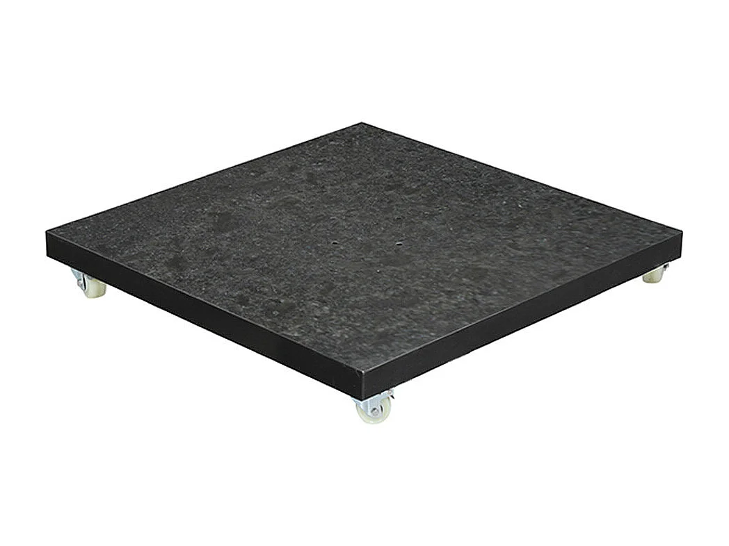 Parasol flottante Garden Impressions Hawai noir Ø350 cm - housse et 90 kg piet de parasol