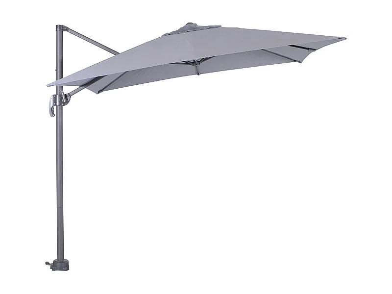 Parasol flottant Garden Impressions Hawaii S gris foncé/gris clair 250x250