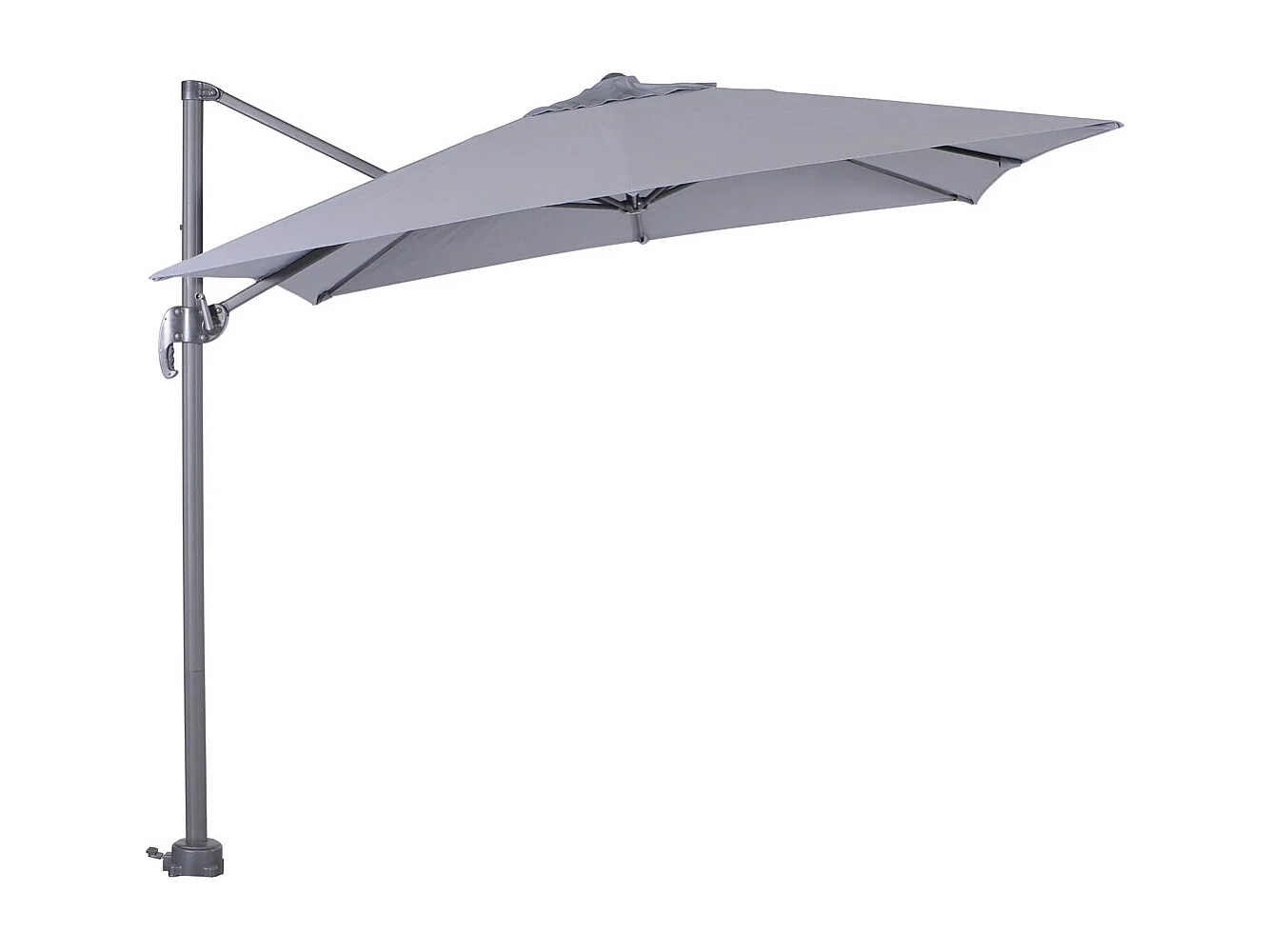 Parasol flottant Garden Impressions Hawaii S gris foncé/gris clair 250x250