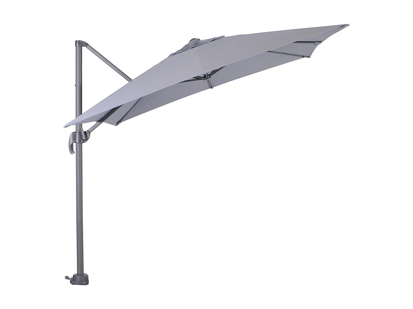 Parasol flottant Garden Impressions Hawaii S gris foncé/gris clair 250x250