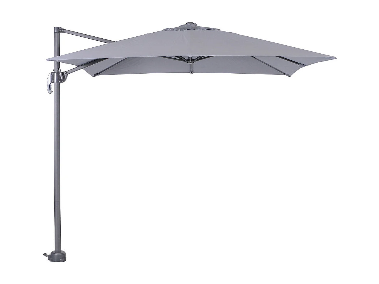 Parasol flottant Garden Impressions Hawaii S gris foncé/gris clair 250x250