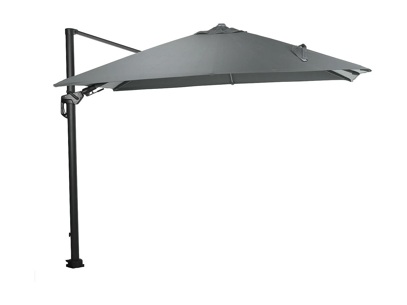 Garden Impressions Hawaii zweefparasol Lumen LED 300x300 cm - donker grijs