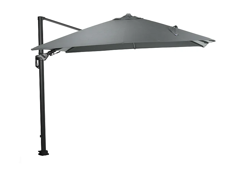 Garden Impressions Hawaii zweefparasol Lumen LED 300x300 cm - donker grijs