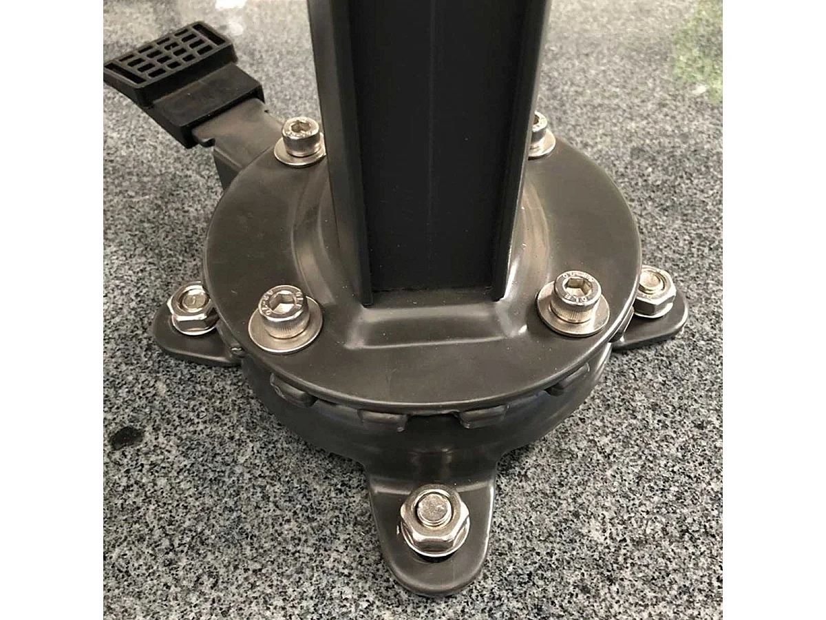 Parasol flotant Garden Impressions Hawaii S gris foncé/gris clair Ø300