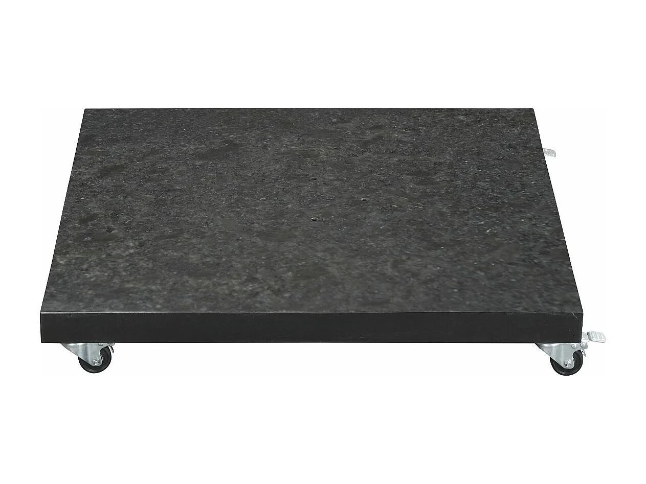 Pied de parasol en granit Garden Impressions Special Hawaii anthracite 90k