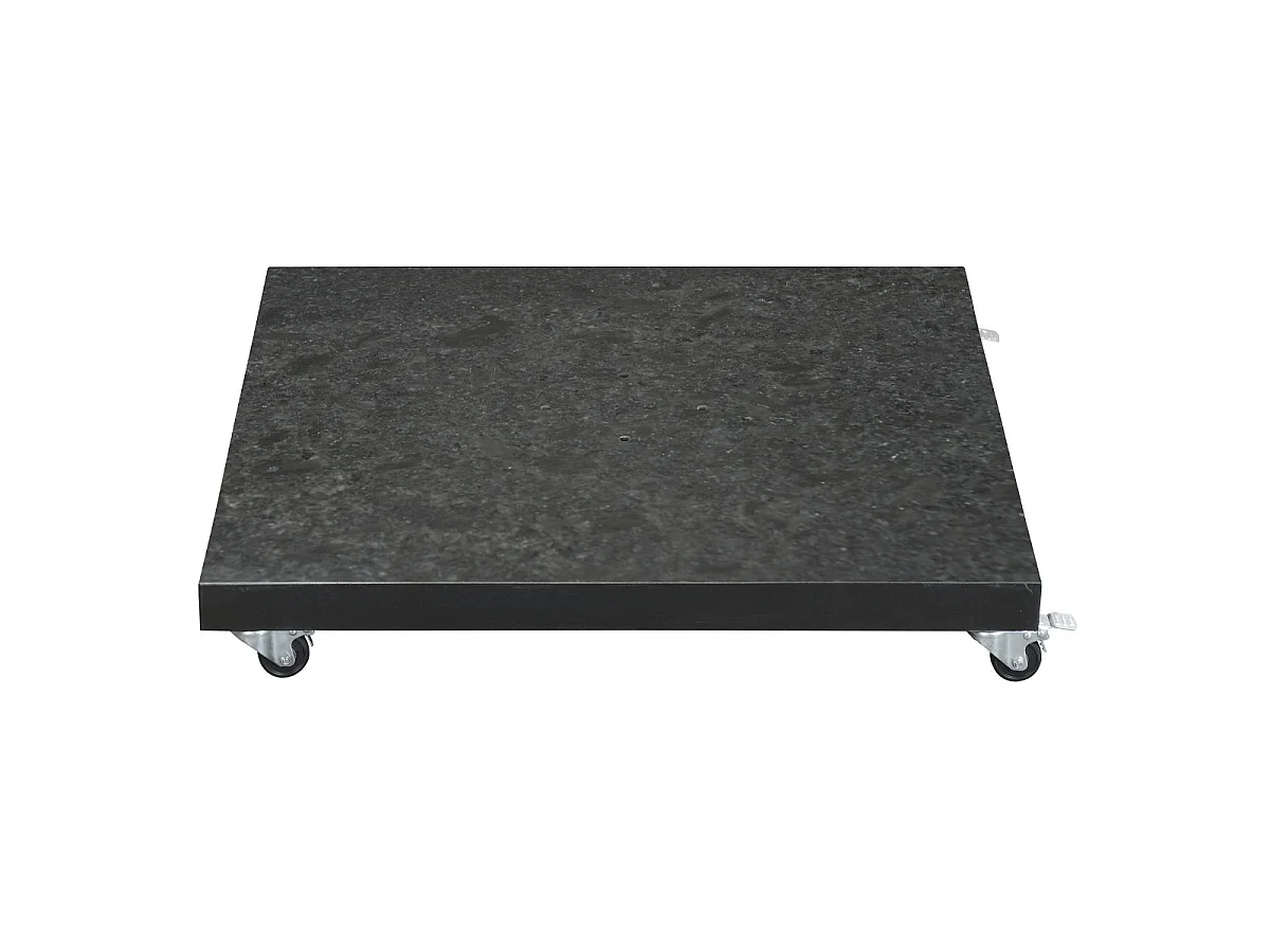 Pied de parasol en granit Garden Impressions Special Hawaii anthracite 90k
