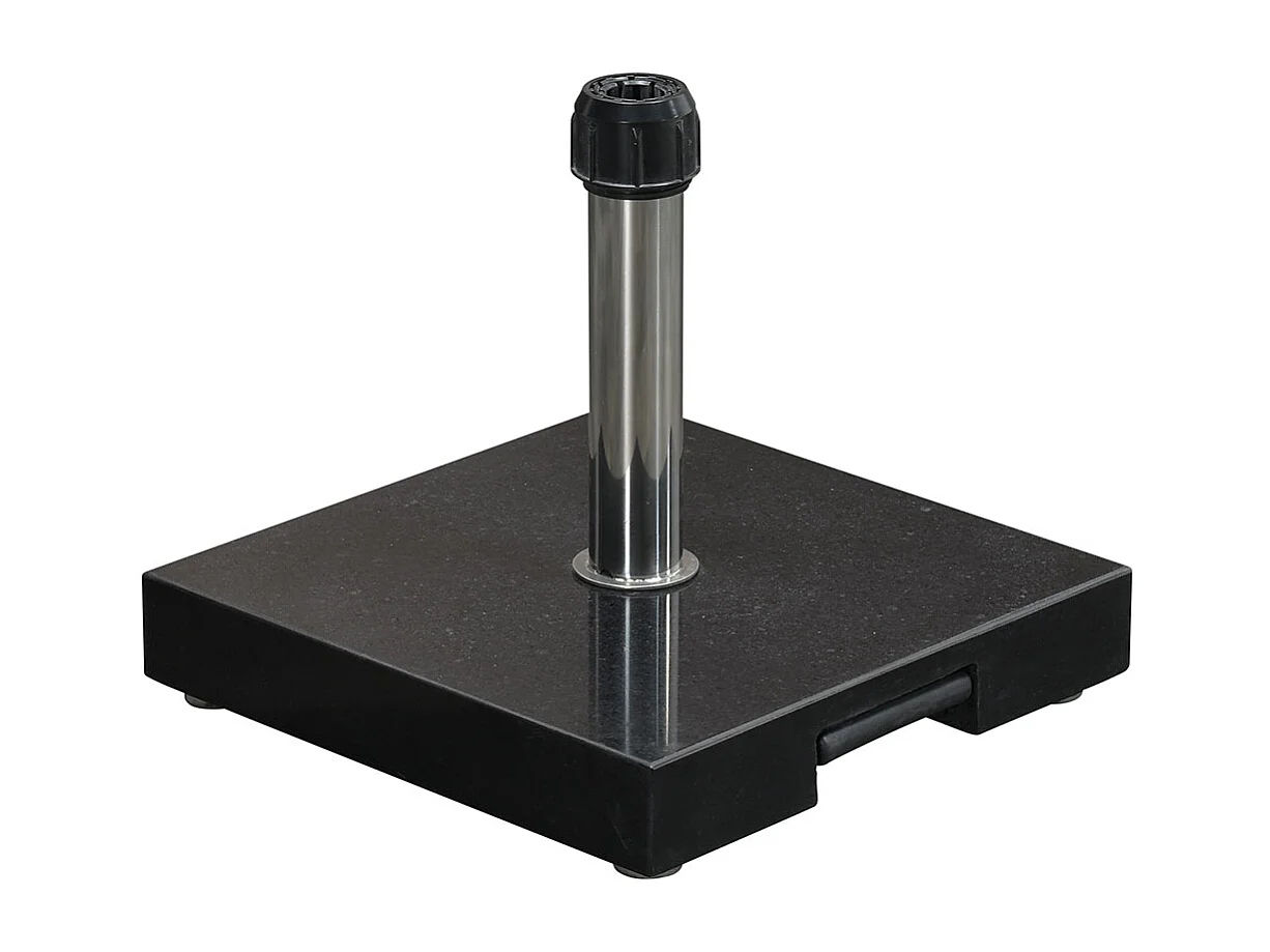 Garden Impressions Einstein granieten parasolvoet 40 kg - black polished