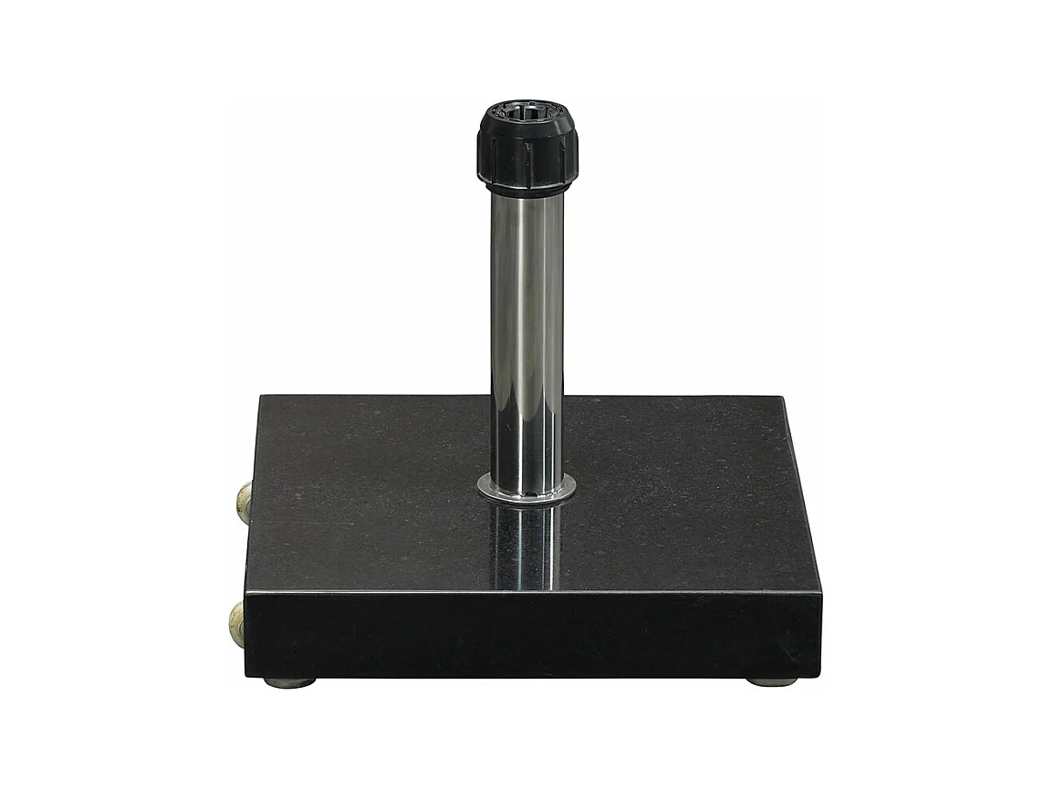Garden Impressions Einstein granieten parasolvoet 40 kg - black polished