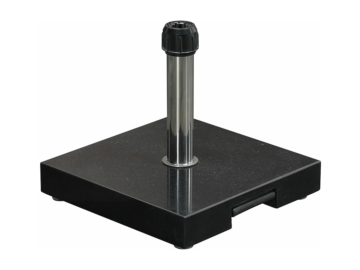 Garden Impressions Einstein granieten parasolvoet 40 kg - black polished