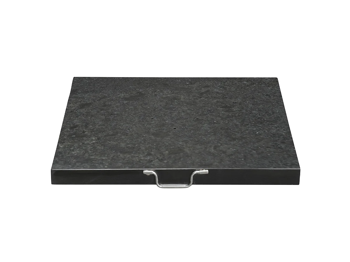 Pied de parasol en granit Garden Impressions Hawaii anthracite 90k