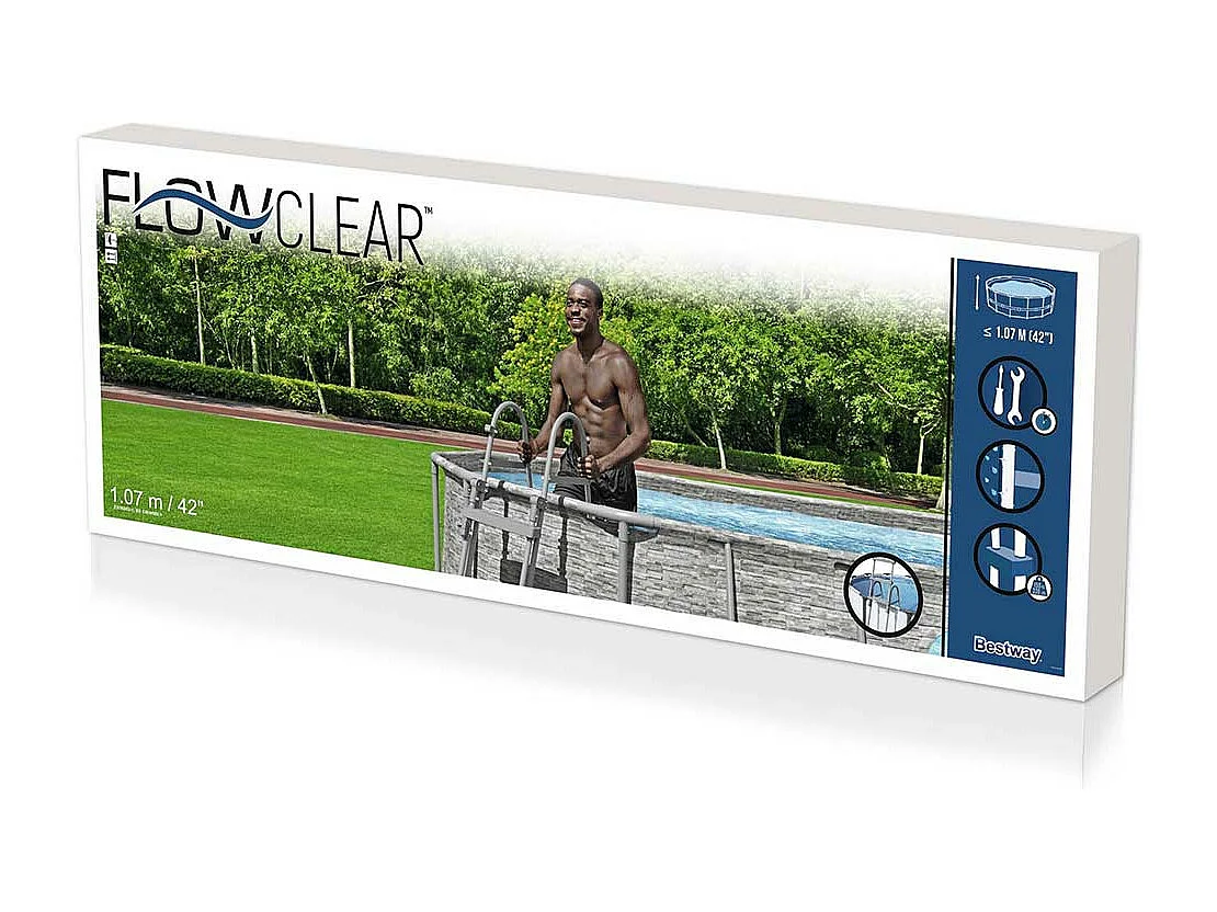 Marche au dessus de piscine Bestway 107 cm