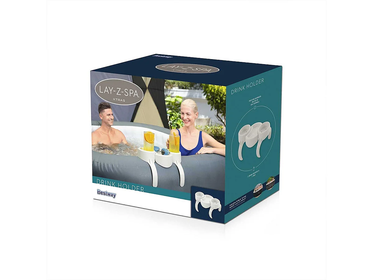 Porte-gobelet Bestway pour spa Lay-Z 2 pièces