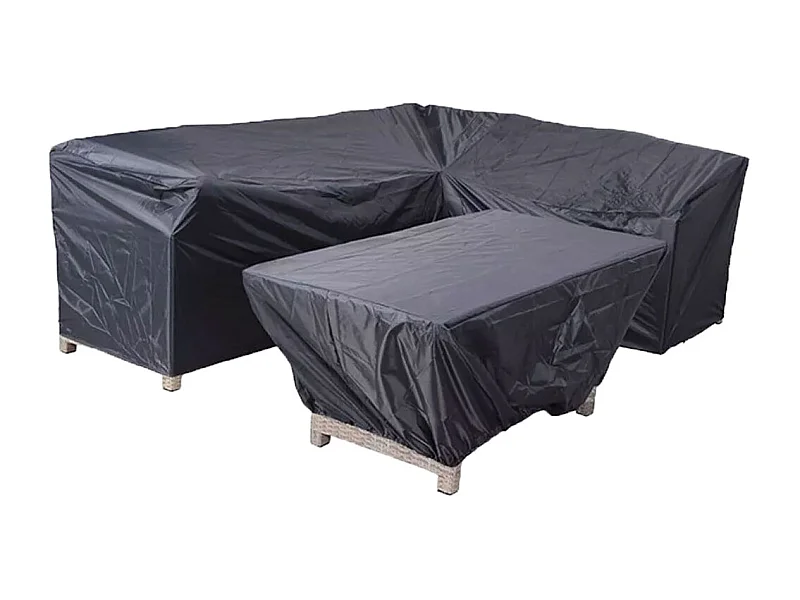 Garden Impressions Lounge dining beschermhoes 255/205x73xH80 en 152x82xH65 cm