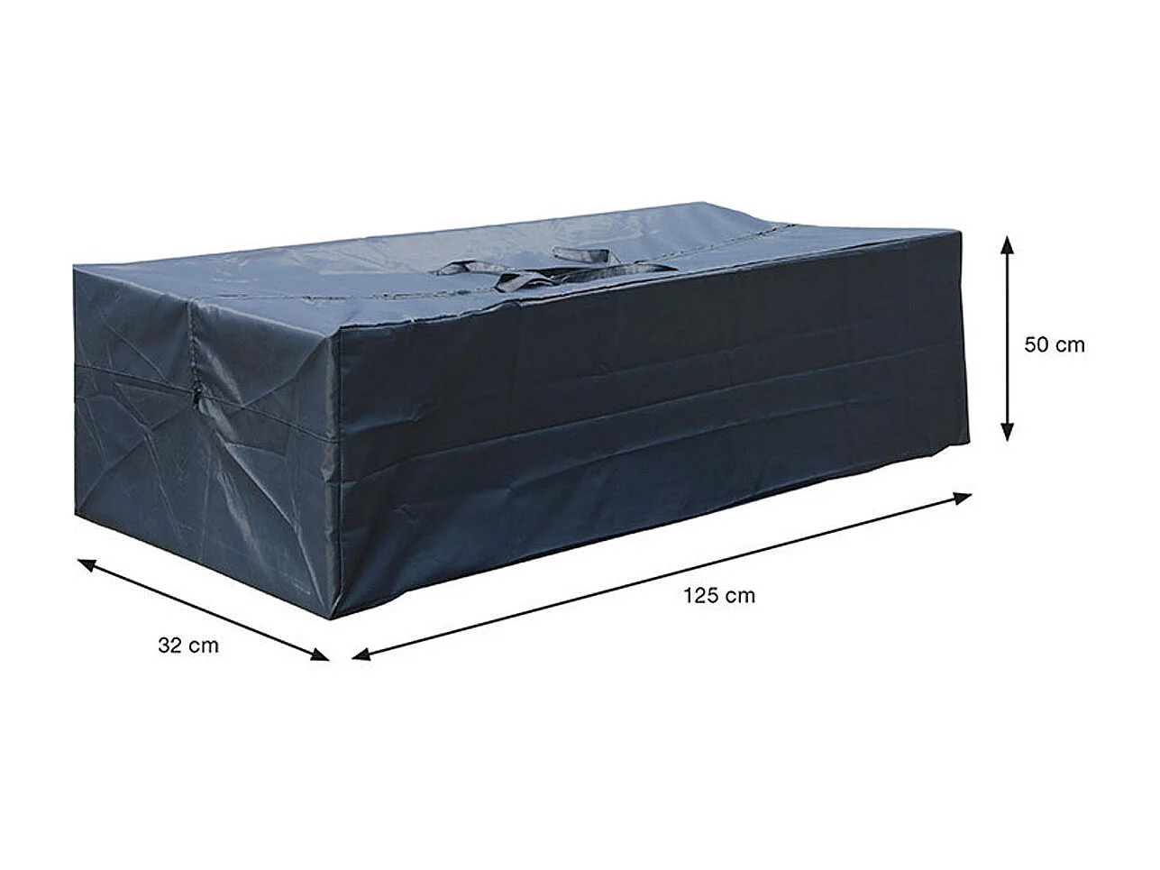 Housse de protection sac coussin Garden Impressions 125x32xh50 cm