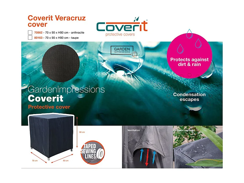 Garden Impressions Santa Rosa beschermhoes 70x90xH90 cm