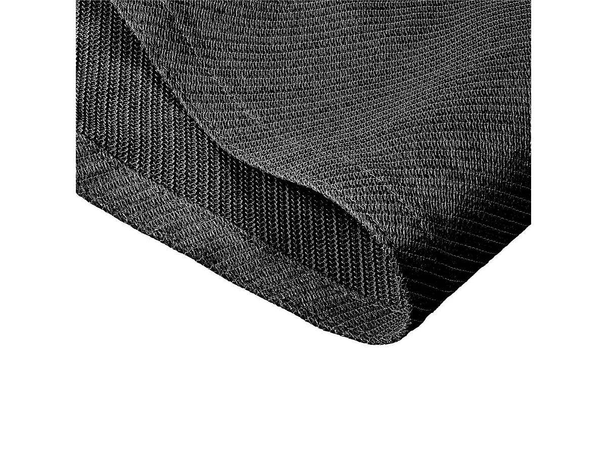 Tissu d'ombre triangle Platinum CoolFit anthracite 5.0x5.0x5.0m