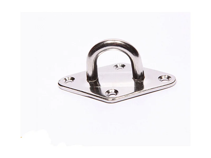 Platinum Plaat met oog RVS