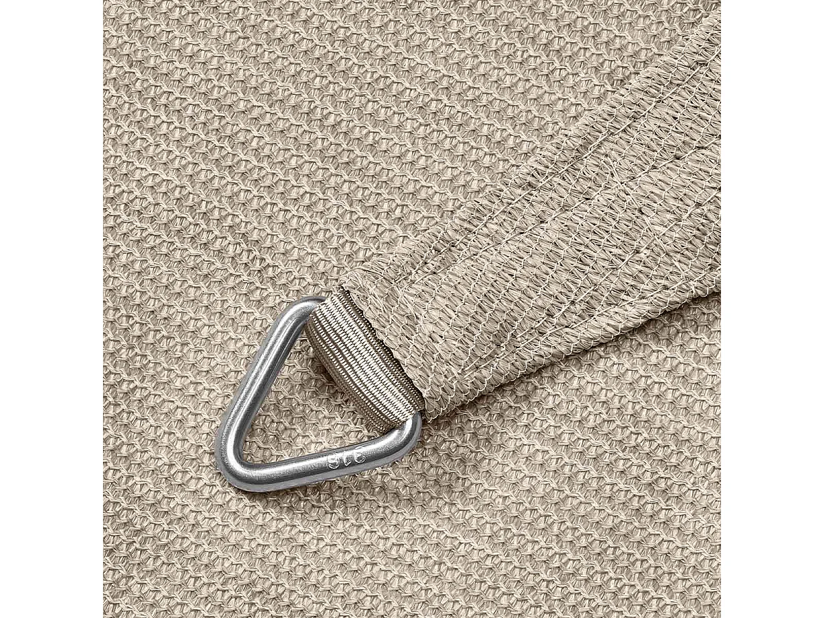 Platinum Coolfit schaduwdoek vierkant 5.0x5.0m - greige