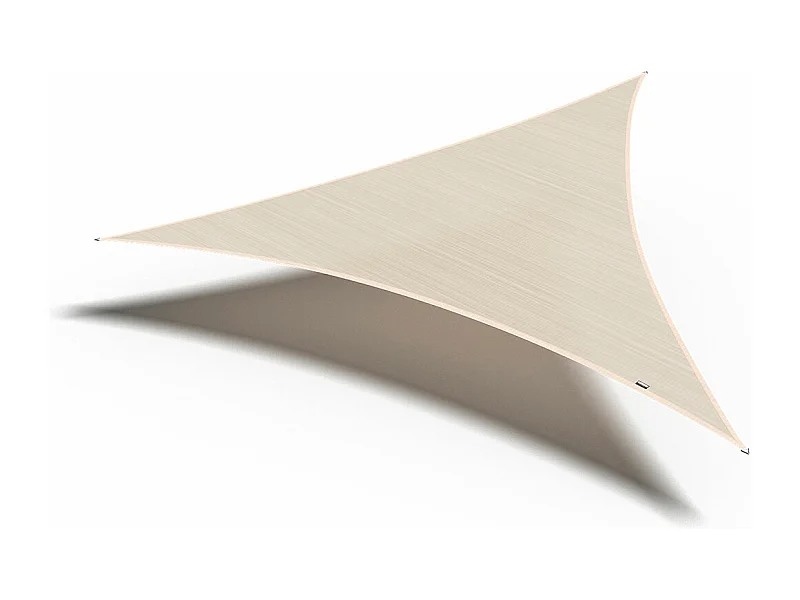 Platinum Coolfit schaduwdoek driehoek 5.0x5.0x5.0m - Gebroken Wit