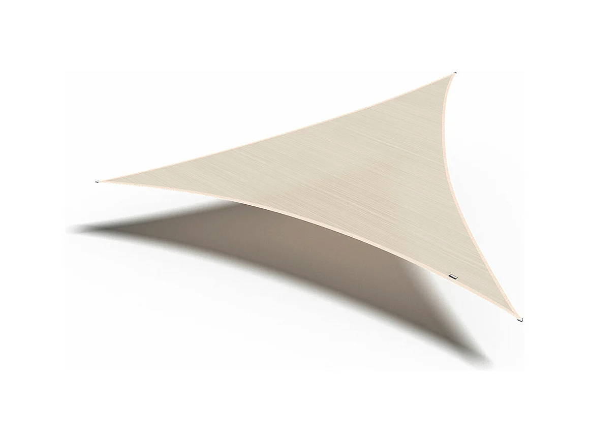 Platinum Coolfit schaduwdoek driehoek 5.0x5.0x5.0m - Gebroken Wit