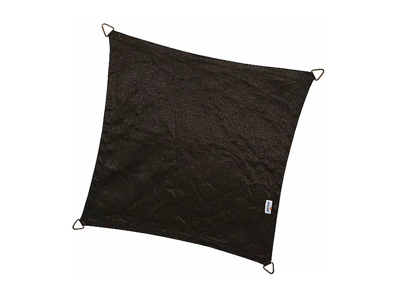 Nesling Coolfit schaduwdoek vierkant 3.6x3.6x3.6x3.6m - Zwart