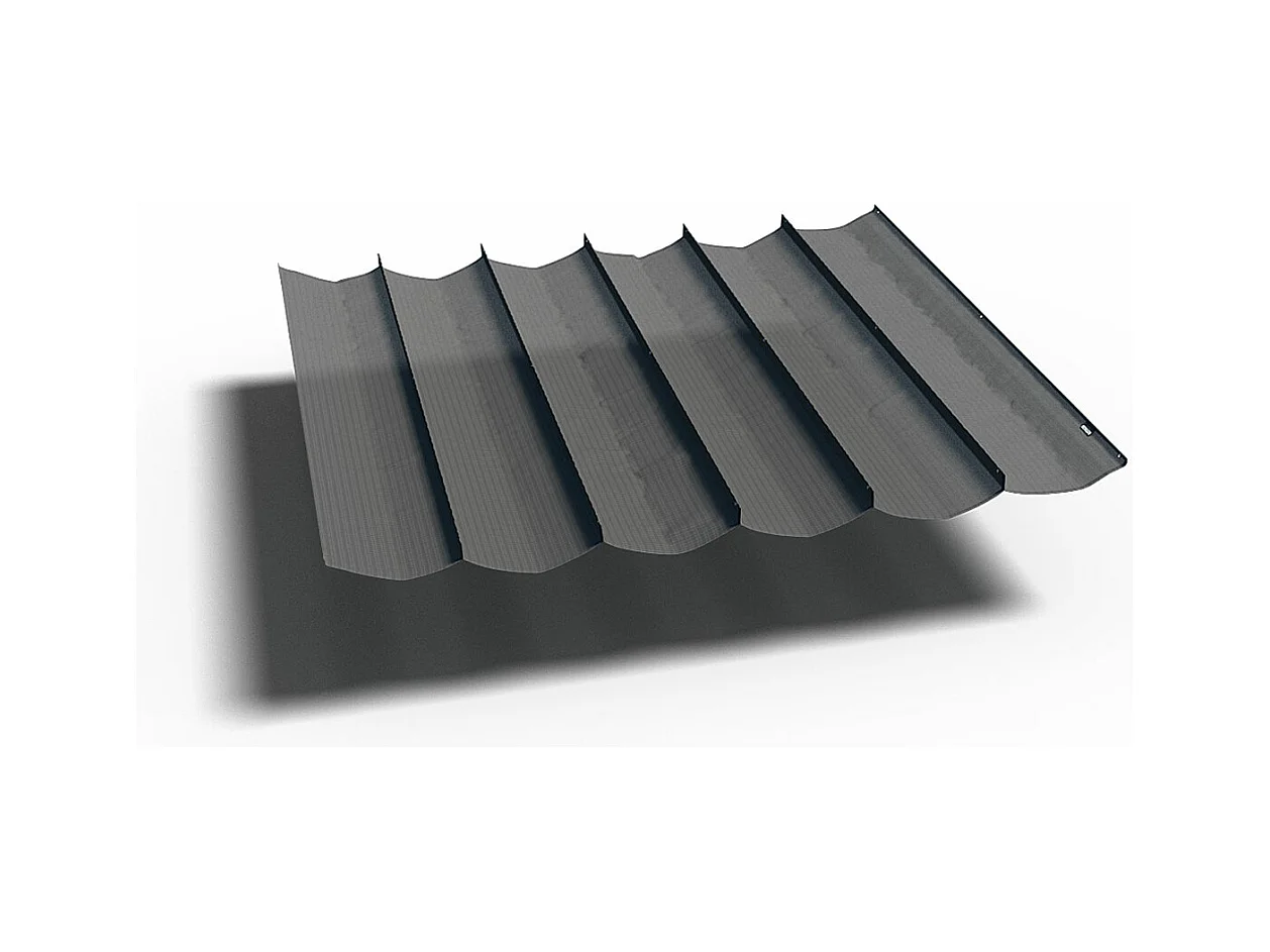 Voile d'ombrage Platinum Harmonica Anthracite 2,9 m de large 3 m de long