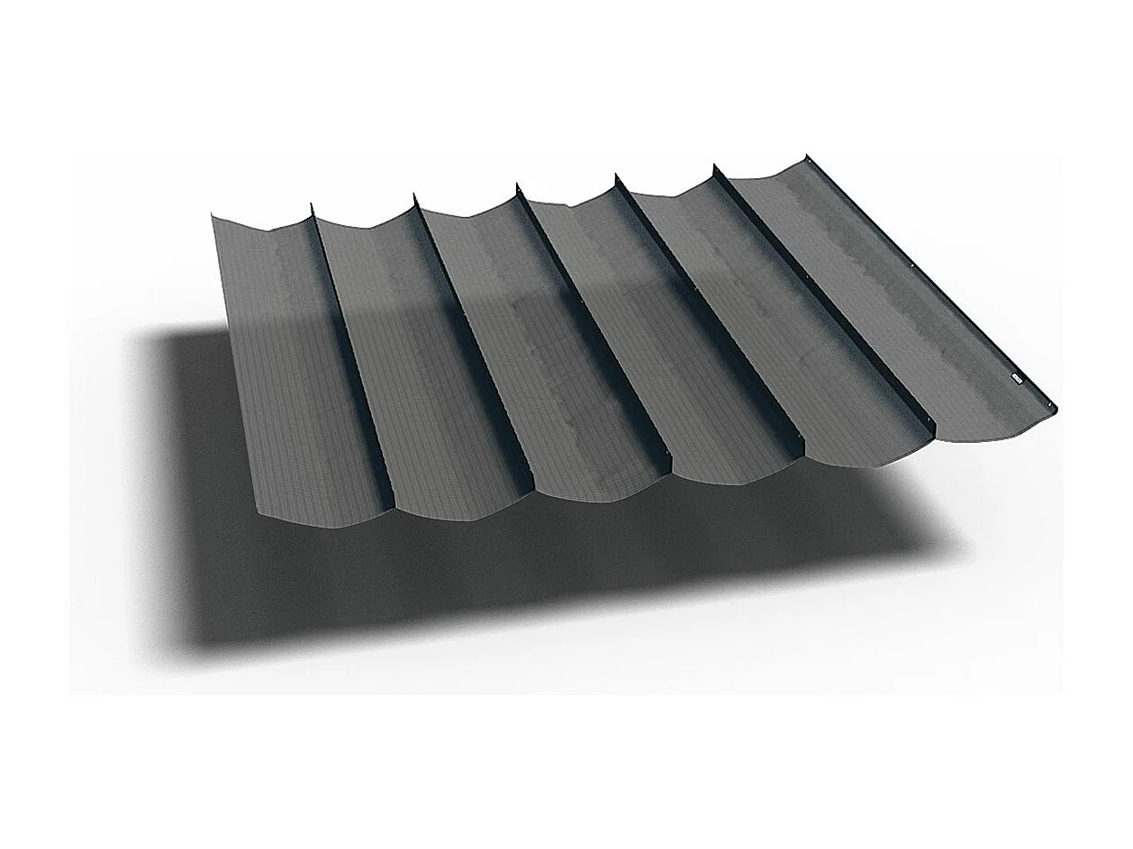 Voile d'ombrage Platinum Harmonica Anthracite 2,9 m de large 3 m de long