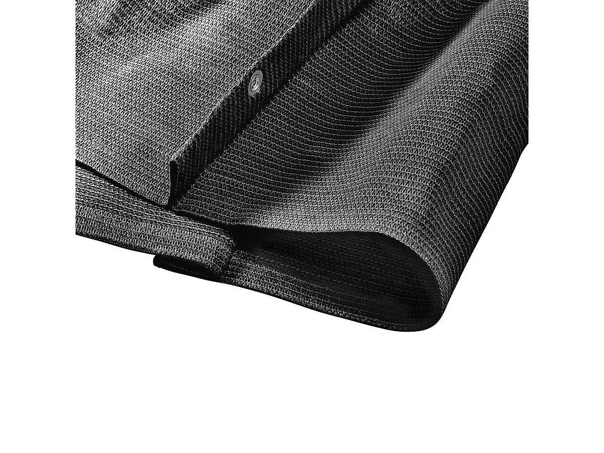 Voile d'ombrage Platinum Harmonica Anthracite 2,9 m de large 3 m de long